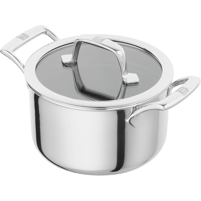 Набор кастрюль с антипригарным покрытием в форме сот со стеклянными крышками, 5 предметов Peak Zwilling