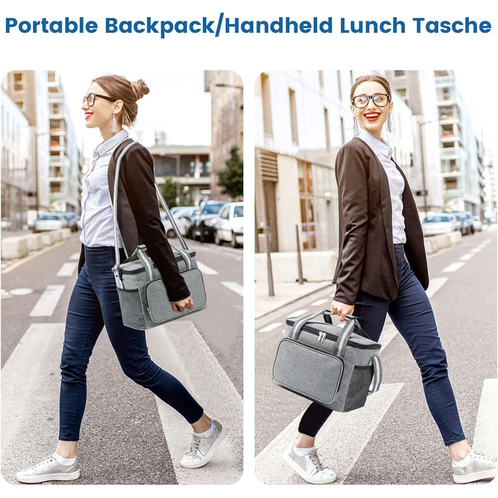 Термосумка 15 л сіра DUNSOO