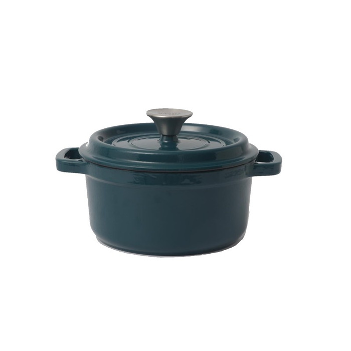 Каструля чавунна 20 см Tierra deep teal 830058 NOIS