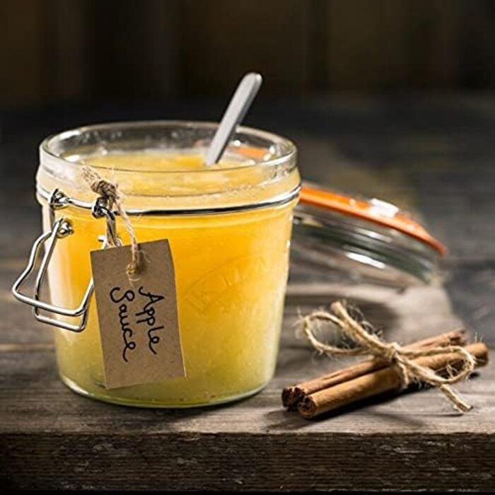 12 стеклянных баночек 125 мл с зажимом Kilner