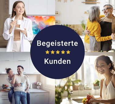 Фартух для плити timalo, настінна раковина, кухонний фартух зі скляним виглядом Акрилове скло 2 мм Скляний фартух, акрилові скляні кухонні панелі, захисна панель для фартуха Мармурове біле золото (60x52 см, 77 кольорових кристалів)