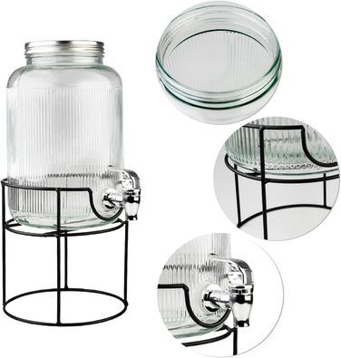 Диспенсер для напитков с подставкой 4 л SUPERBUTELKI.PL