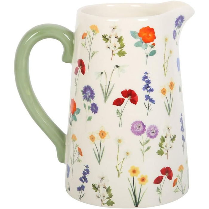 Керамічна ваза-глечик для польових квітів Zale Yardley