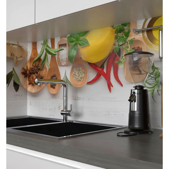 Самоклеящаяся матовая пленка для кухонного фартука 80 x 60 см MyMaxxi