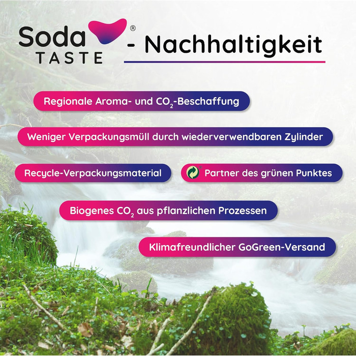 Набор для газирования воды, 4 предмета, классик + яблоко, светло-зеленый Mysoda Woody SodaTASTE
