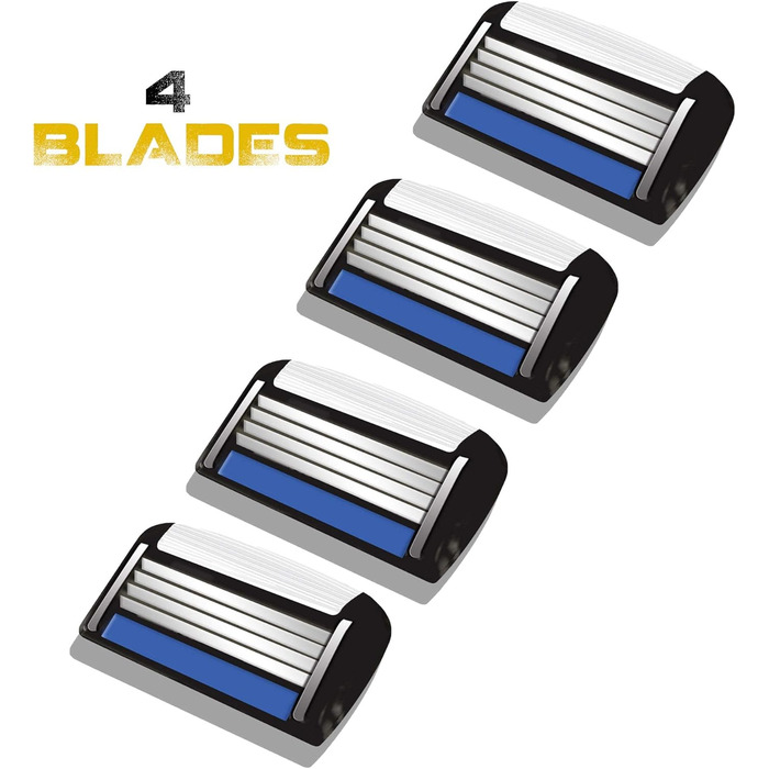Набір з 4 запасних лез до бритви Headblade ATX