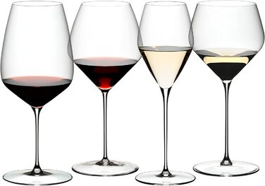 Дегустаційний набір келихів для червоного та білого вина, 4 предмети, Veloce Riedel