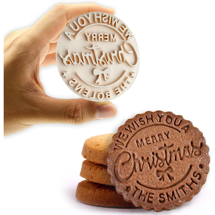 Штамп для різдвяного печива круглий 7,8 см