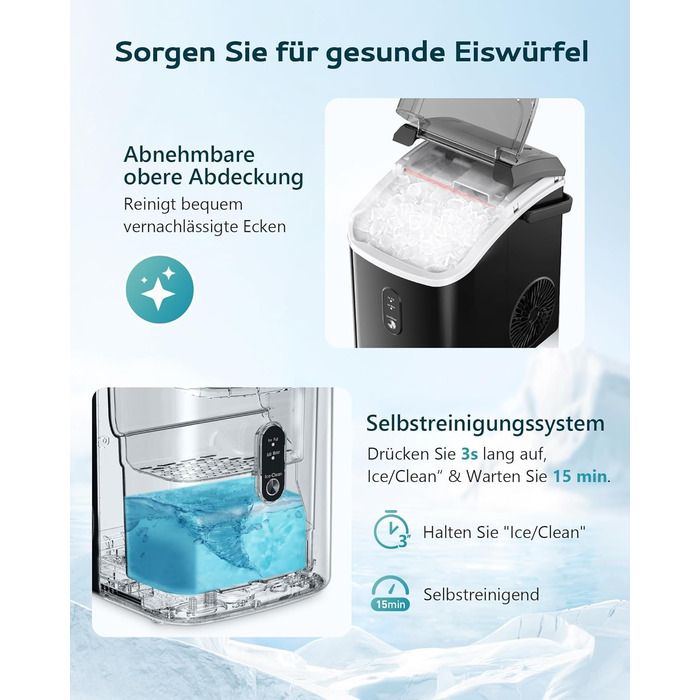 Льодогенератор виготовлення за 6 хвилин 120 Вт EUHOMY