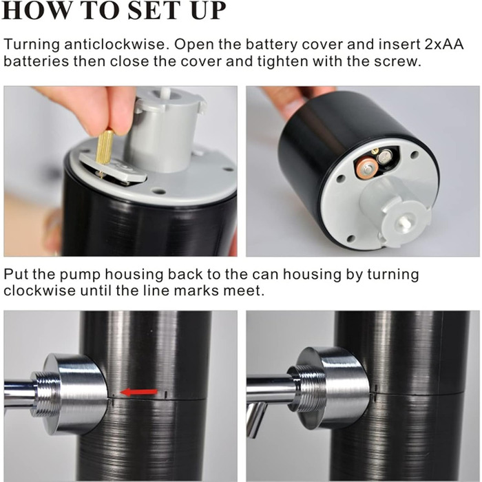 Міні-пивоварня для пива в банках, піноутворювач для пива, компактний диспенсер для пива. Перетворіть кожну банку на розливне пиво, як у пабі Ідеальний подарунок чоловікові на день народження, на День батька. Сріблястий (Чорний)