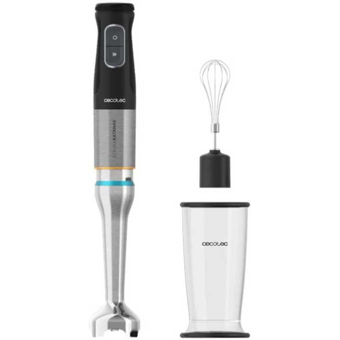 Ручний блендер 1500 Вт Katana TotalDestroy з насадкою-віничком та мірною ємністю 800 мл Cecotec
