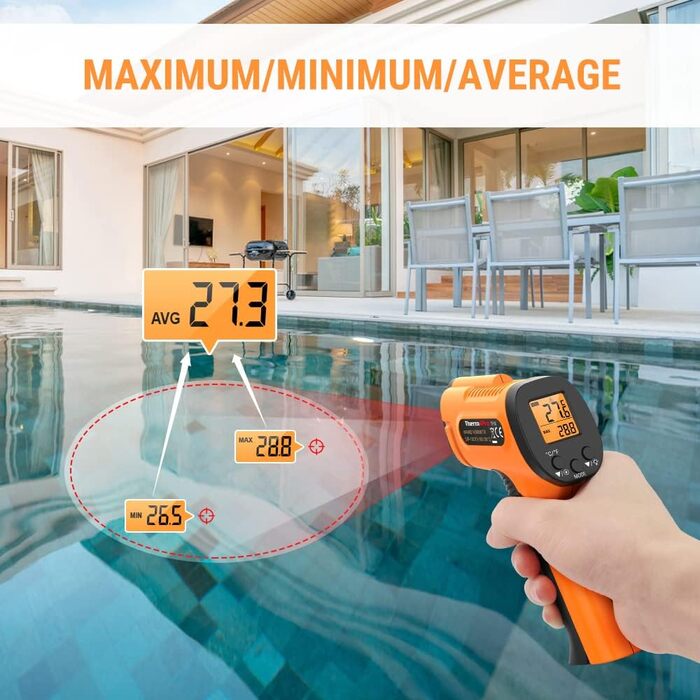 Інфрачервоний термометр 50 C - 550 C ThermoPro