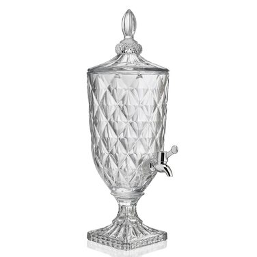 Стеклянный диспенсер для напитков с краном 3 л ZEERSHEE