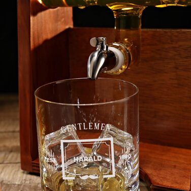 Подарунковий набір для віскі з двома склянками 320 мл polar-effekt