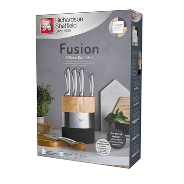 Набір ножів Richardson Sheffield FUSION BLACK, 5 пр.