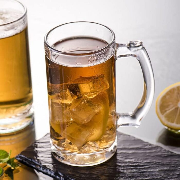 Набір скляних пивних кухлів 4 шт 473 мл TUSAPAM