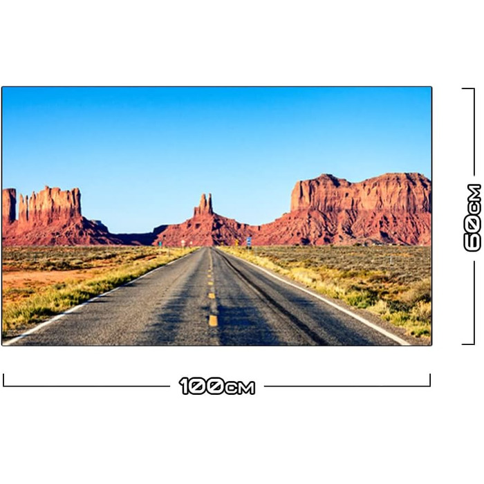 Дизайнерський кухонний фартух з алюмінієвого композиту, кухонний фартух, товщина 3 мм, 60x100 см, (Highway)