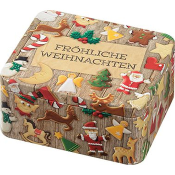Набор кондитерских коробок маленький, 2 предмета, Fröhliche Weihnachten RBV Birkmann