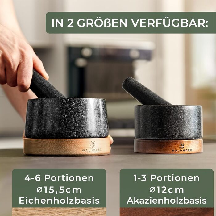 Ступка з товкачем 12 см WALDWERK