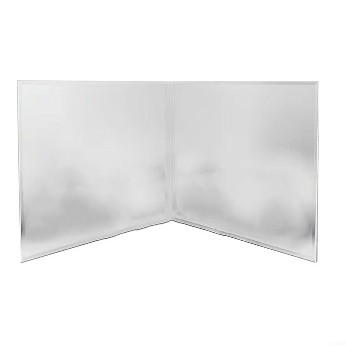 Захист від бризок на кухні, портативний захист від бризок для плити, нержавіюча сталь, складний, захист від бризок олії, регульований кухонний захист від бризок для сковороди, плити, настінний (29 x 40 см, 2 скибочки) 29*40 2 скибочки