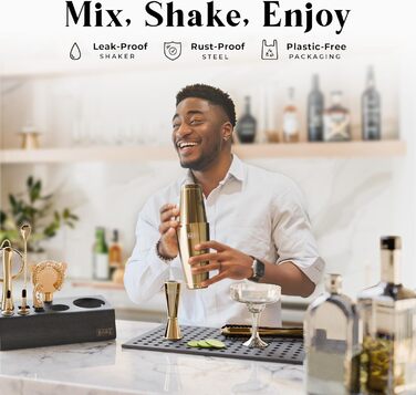 Професійний набір для приготування коктейлів із 14 предметів Bare Barrel