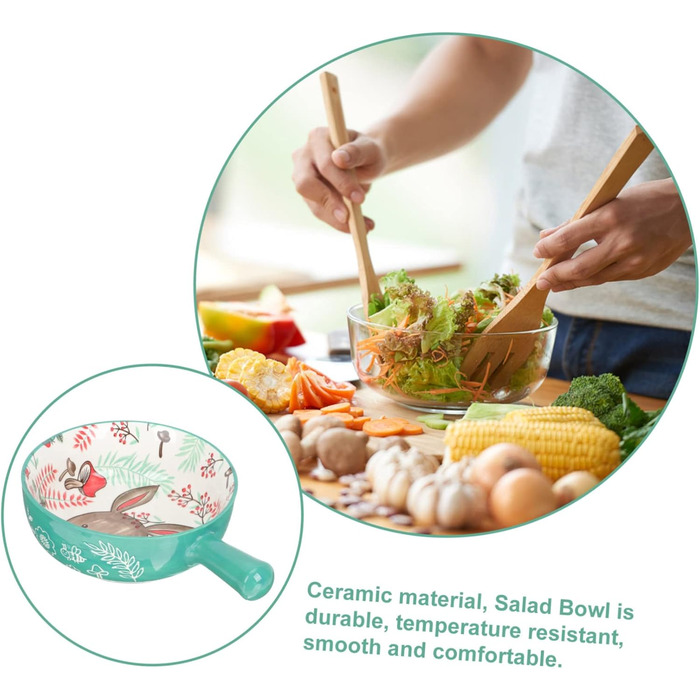 Миска для супу з ручкою TOPBATHY