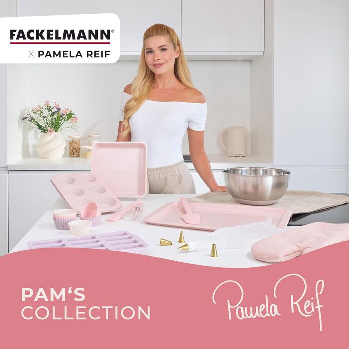 Силиконовый венчик 26 см, пастельно-розовый Pamela Reif Fackelmann