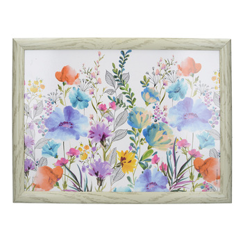 Піднос із підкладкою Kitchen Craft Meadow Floral, 44 x 34 см