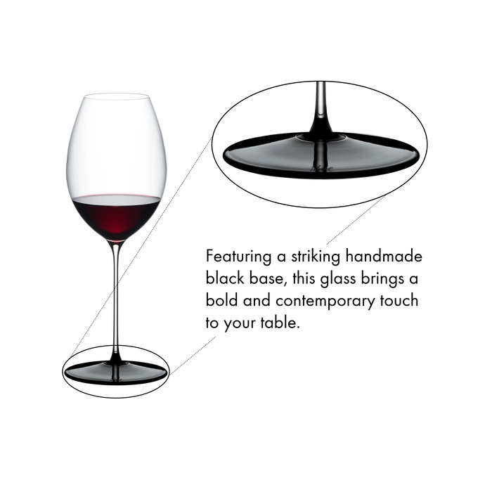 Бокал для красного вина Эрмитаж 668 мл, Fatto A Mano Black Tie Riedel
