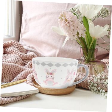 Керамічна чаша для супу у вигляді кролика 450 мл ABOOFAN