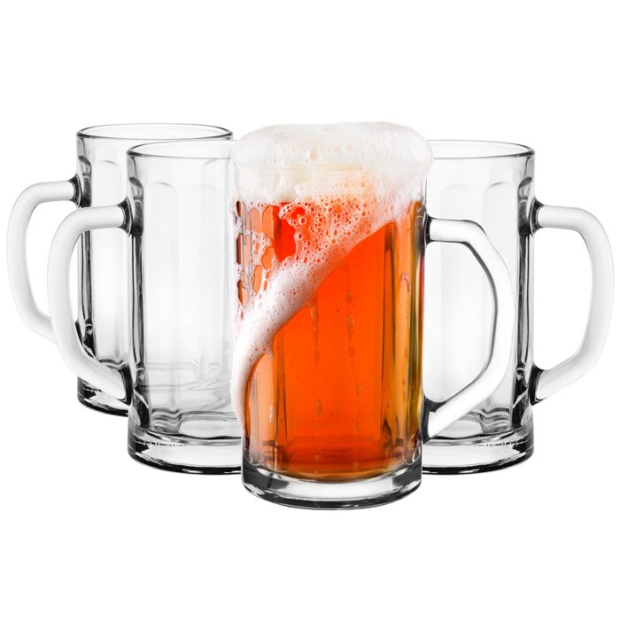 Набір склянок для пива 4 шт по 300 мл Glasmark KROSNO 1992