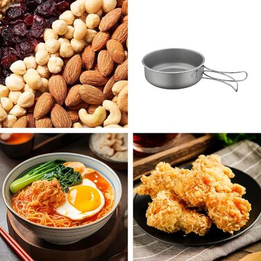 Туристический сосуд из титана с антипригарным покрытием 700 мл Generisch