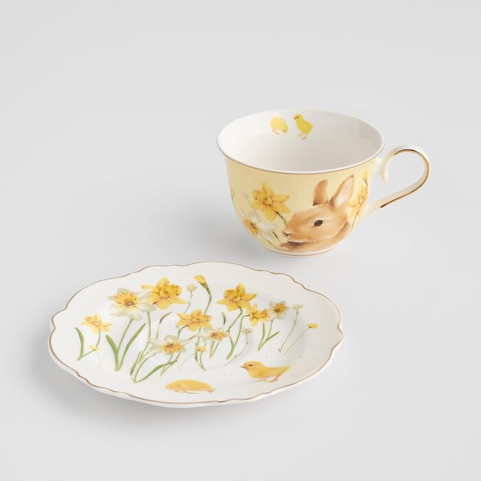 Кухоль з блюдцем до Великодня home&you