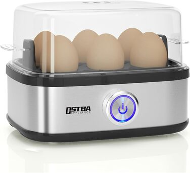 Електрична яйцеварка - 6 яєць, 400 Вт, OSTBA,  Tiastar