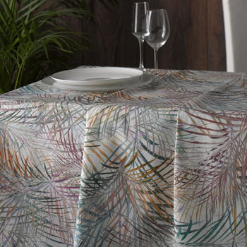 Скатертина Atenas Home Textile Palm, бавовна з покриттям, 150 х 200 см