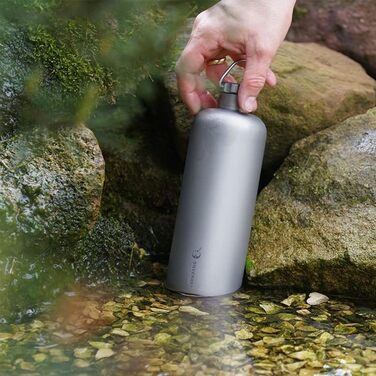 Титановая бутылка для кемпинга 600 мл SILVERANT