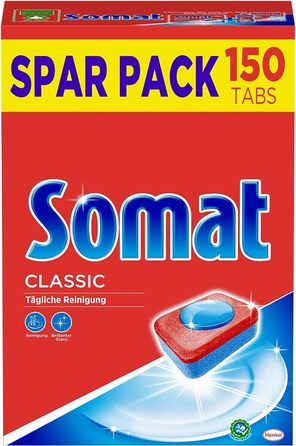 Таблетки для посудомийної машини 4 пакетика x 150 таблеток Somat