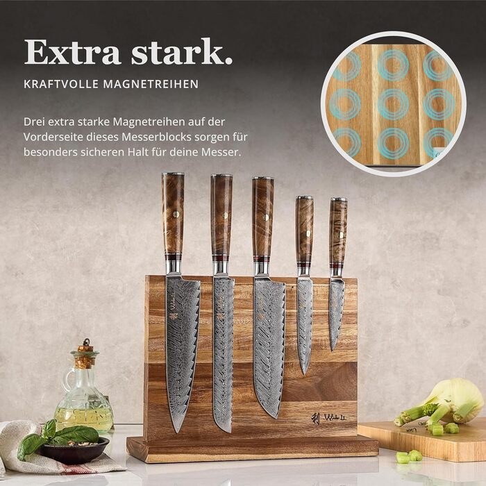 Набір кухонних ножів 6 шт Wakoli