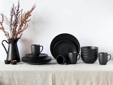 Набір посуду на 4 персони, 16 предметів, Soft Touch Black Creatable