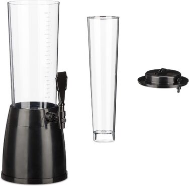 Диспенсер для напитков с краном 2,5л Relaxdays