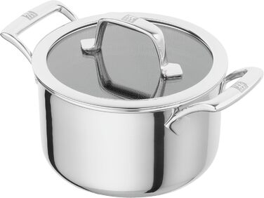 Набор кастрюль с антипригарным покрытием в форме сот со стеклянными крышками, 5 предметов Peak Zwilling