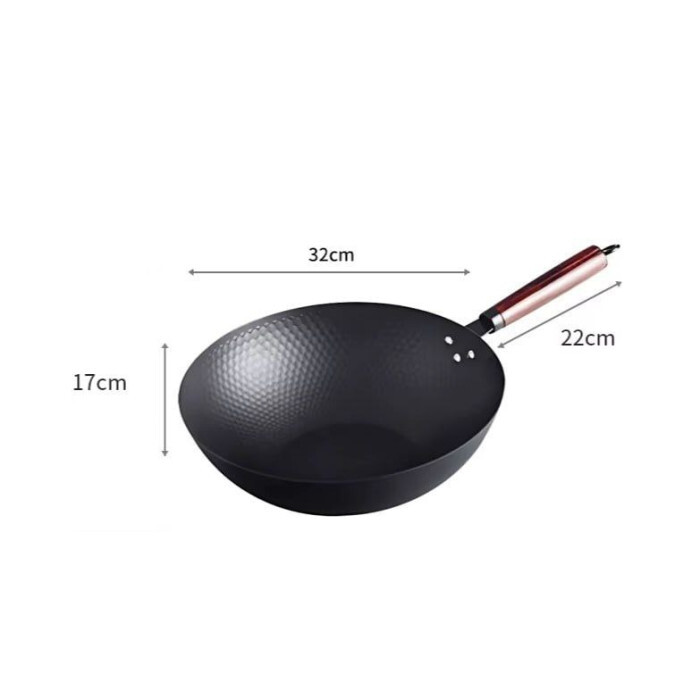 Стальной вок с ручкой Ø32 см GRILLI 777205 Код: 012725