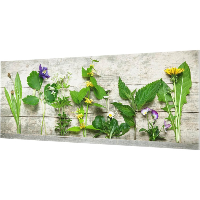 Скляний фартух із зображенням трав 125 х 50 см Bilderwelten