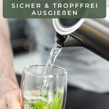 Электрочайник 3000 Вт из нержавеющей стали с деревянной ручкой WALDWERK