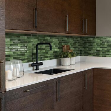 Самоклеящиеся премиальные наклейки для кухни 30 х 30 см TRADEDOWNCO PEEL & STICK TILES