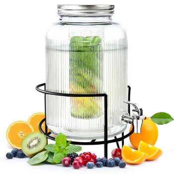 Диспенсер для напоїв з краном 4 л YIBEBE