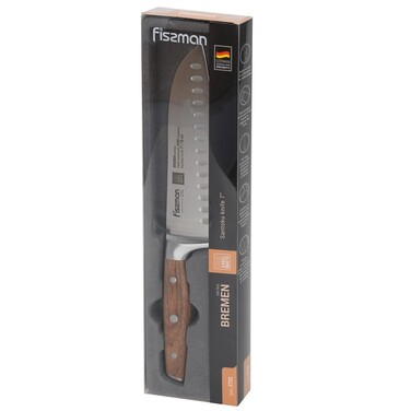 Ніж Fissman сантоку BREMEN 18 см X50CrMoV15 сталь (2722)