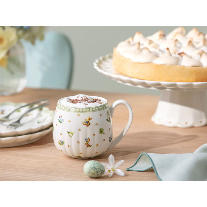 Набор из 6 кружек с ручкой 0,35 л и 6 блюдец Easter Delight Villeroy & Boch