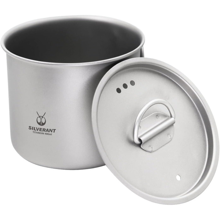 Серебряная титановая чашка 400 мл SILVERANT