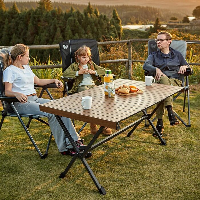 Складной кемпинговый стол 125 x 80 см TIMBER RIDGE